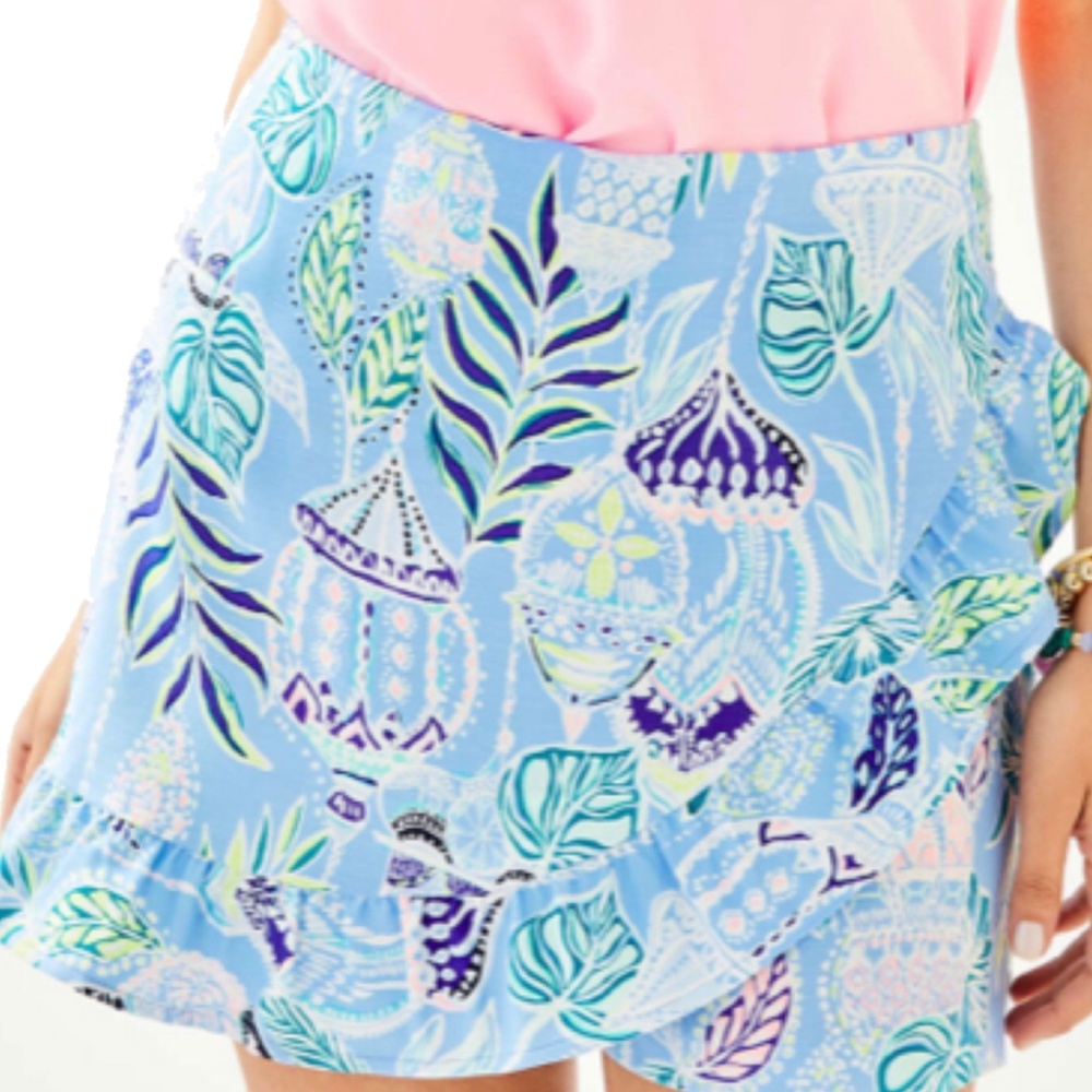 Lilly Pulitzer Women's Faye Skort Blue Periwinkle